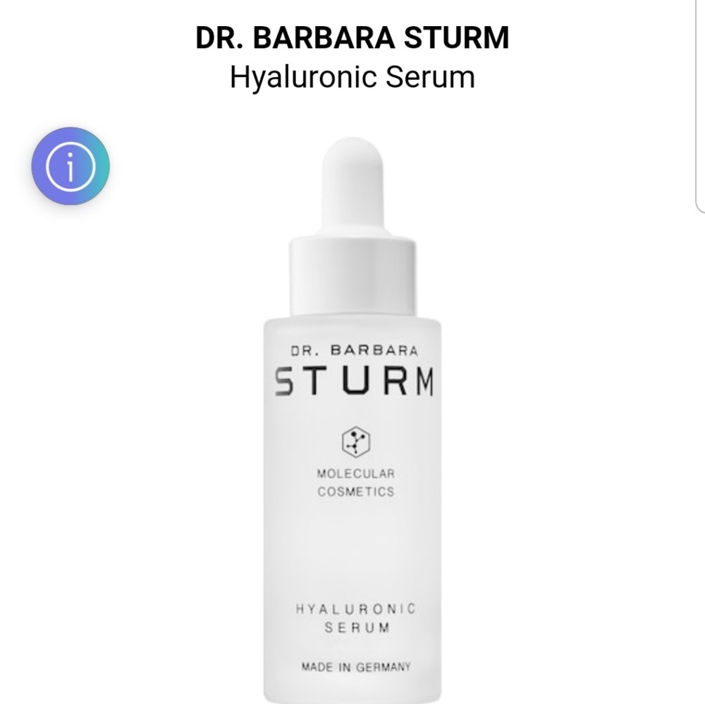 TWO 10mL Dr. Barbara STURM Hyaluronic serum